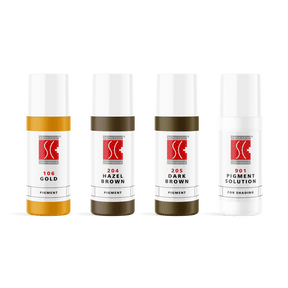 Swiss Color Eyebrow Pigments Set 4x5ml - BVShop