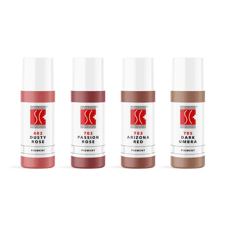 Swiss Color Rose Nude Lip Set 4 × 5ml - BVShop