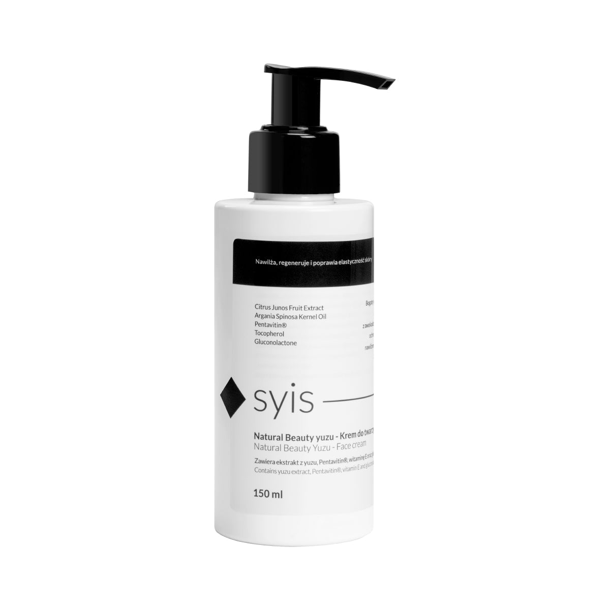 Syis Natural Beauty Yuzu Face Cream 150 ml - BVShop