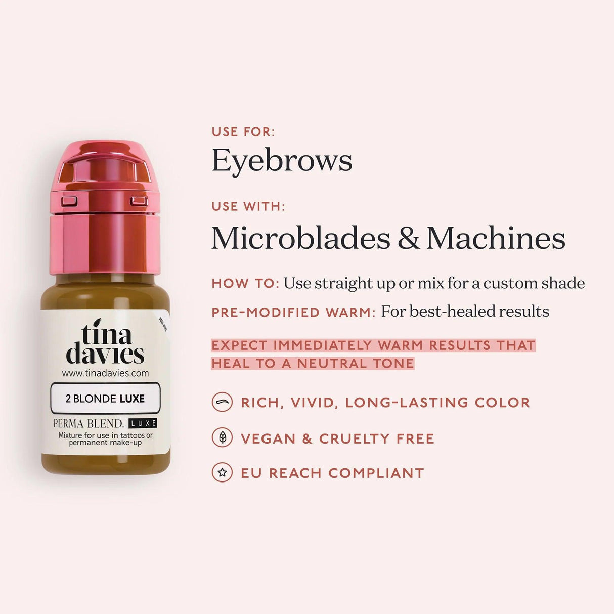 Tina Davies LUXE Blonde Pigments 15ml - BVShop
