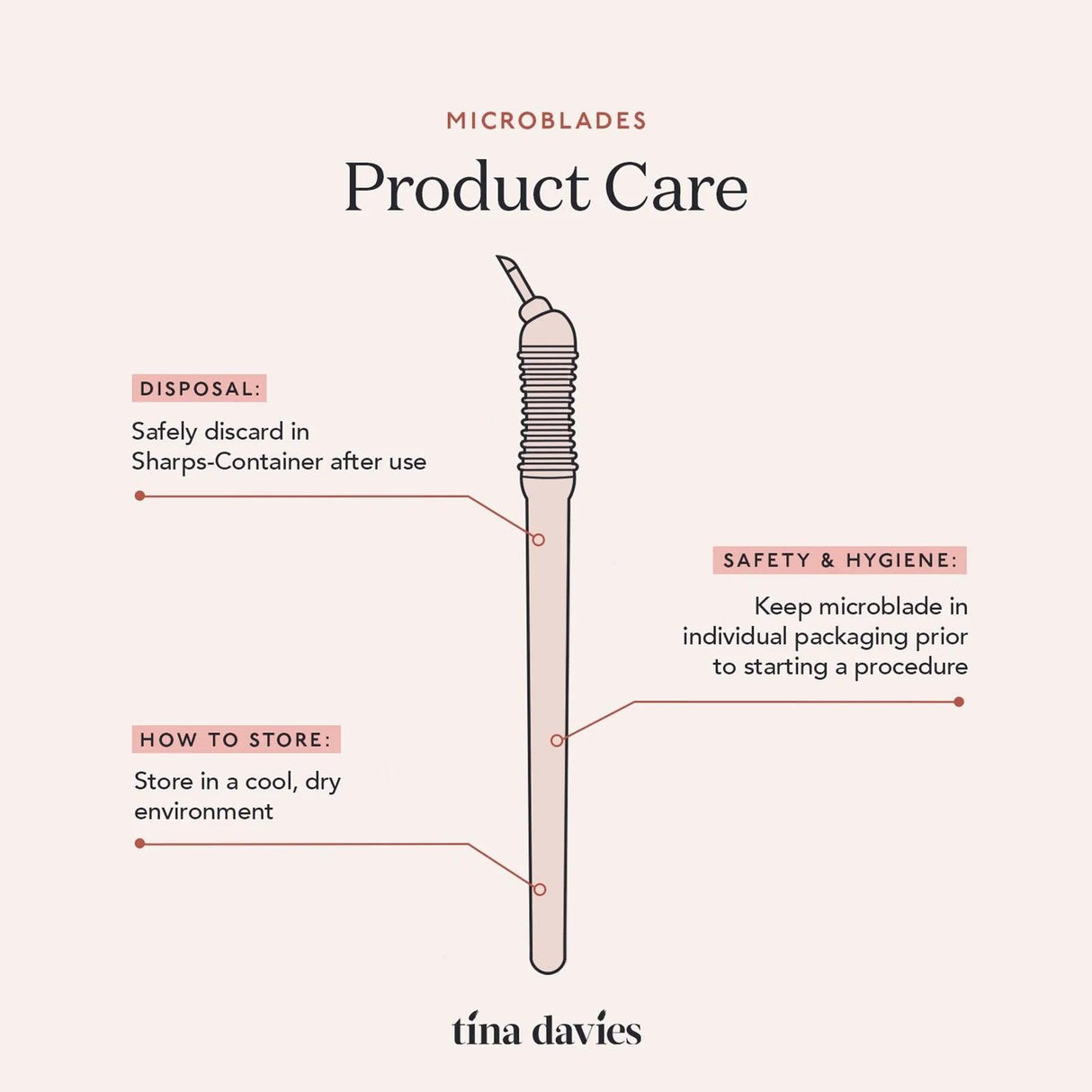 Tina Davies Microblading Pen 9 classic 10pcs - BVShop