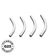 Titan Curved Barbell For Piercing - BVShop