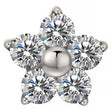 Titanium Ring Flower - BVShop