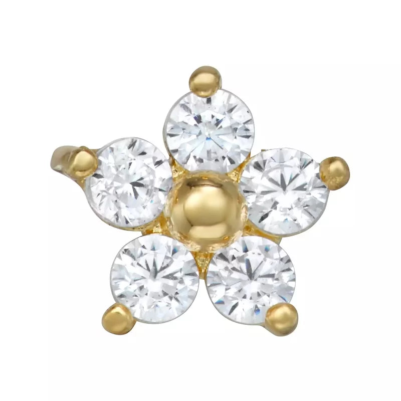 Titanium Ring Flower - BVShop