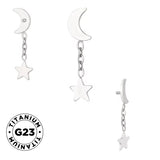 Titanium Ring Moonstar - BVShop