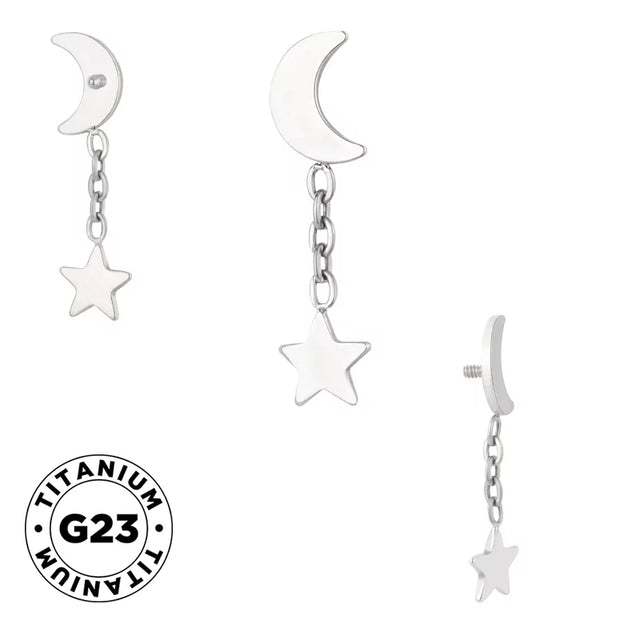 Titanium Ring Moonstar - BVShop