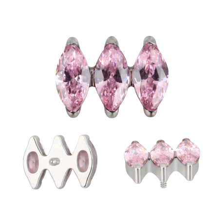 Titanium Ring Parallel Marquise - BVShop