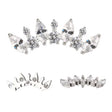 Titanium Ring Round And Marquise - BVShop