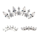 Titanium Ring Round And Marquise - BVShop