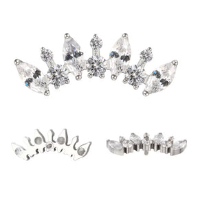 Titanium Ring Round And Marquise - BVShop