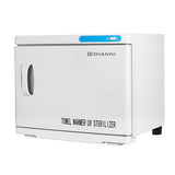 Towel warmer with uv-c 23l sterilizer white - BVShop