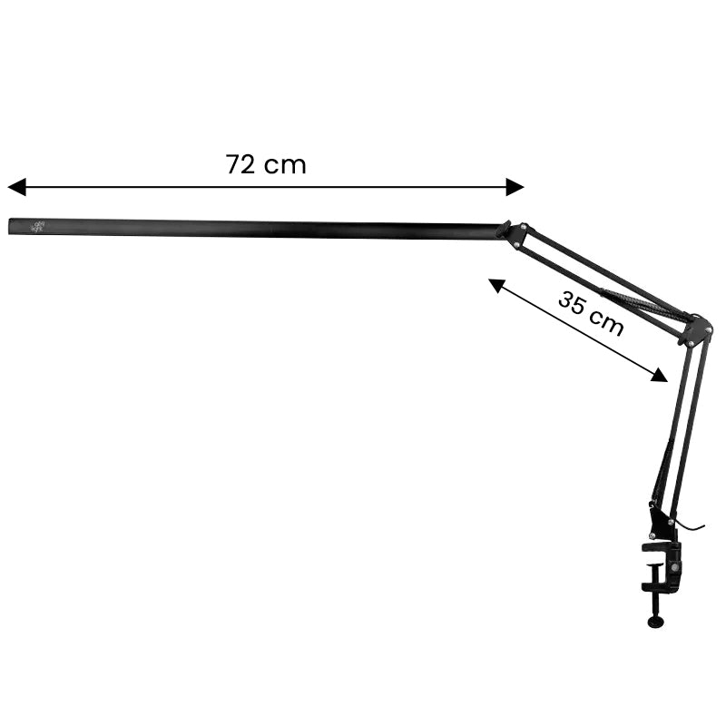 Treatment lamp led all4light lashes line 2 black with a holder - BVShop