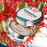 Unistar balsamFIX Watermelon 200 ml bottle with watermelon-themed label and clear cap, displayed upright.
