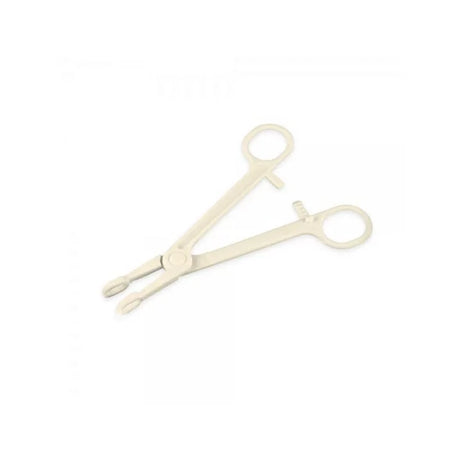Unistar disposable plastic forceps with clear, lightweight design suitable for medical or laboratory use