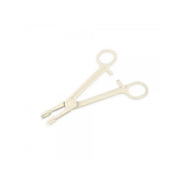 Unistar disposable plastic forceps with clear, lightweight design suitable for medical or laboratory use