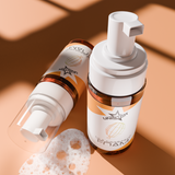 Unistar Gooseberry Foam Soap 120 ml bottle with green label and pump dispenser, showcasing fresh gooseberry extract.