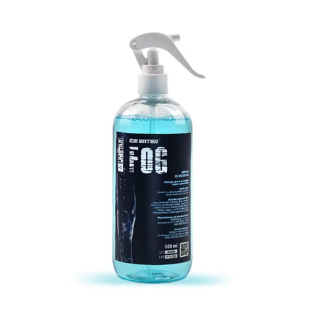 Unistar Ice Water Fog Spray 500ml bottle with clear nozzle and label, designed for cooling and fogging applications.