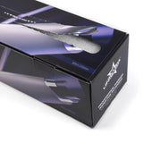 Unistar thermal paper roll 210mm x 30m, white roll for thermal printers, showing the full roll with core and smooth surface.