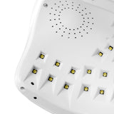UV LED Lamp OCHO NAILS X13 65W white with mirrored bottom - BVShop