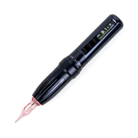 Kwadron Velure Wireless PMU Machine in royal blue with ergonomic design and wireless operation for professional permanent makeup.