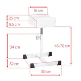 White bell pedicure footrest - BVShop