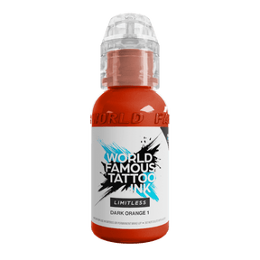 World Famous Limitless Tattoo Ink Dark Orange 1 30ml - BVShop