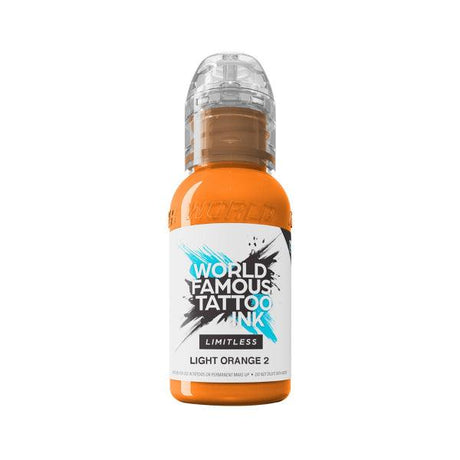 World Famous Limitless Tattoo Ink - Light Orange 2 30ml - BVShop