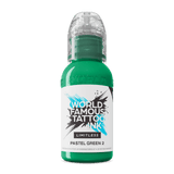 World Famous Limitless Tattoo Ink Pastel Green 2 30ml - BVShop
