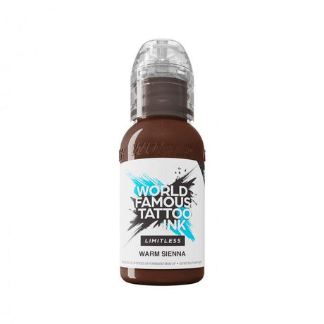 World Famous Limitless Tattoo Ink Pink Ribbon Warm sienna 30ml - BVShop