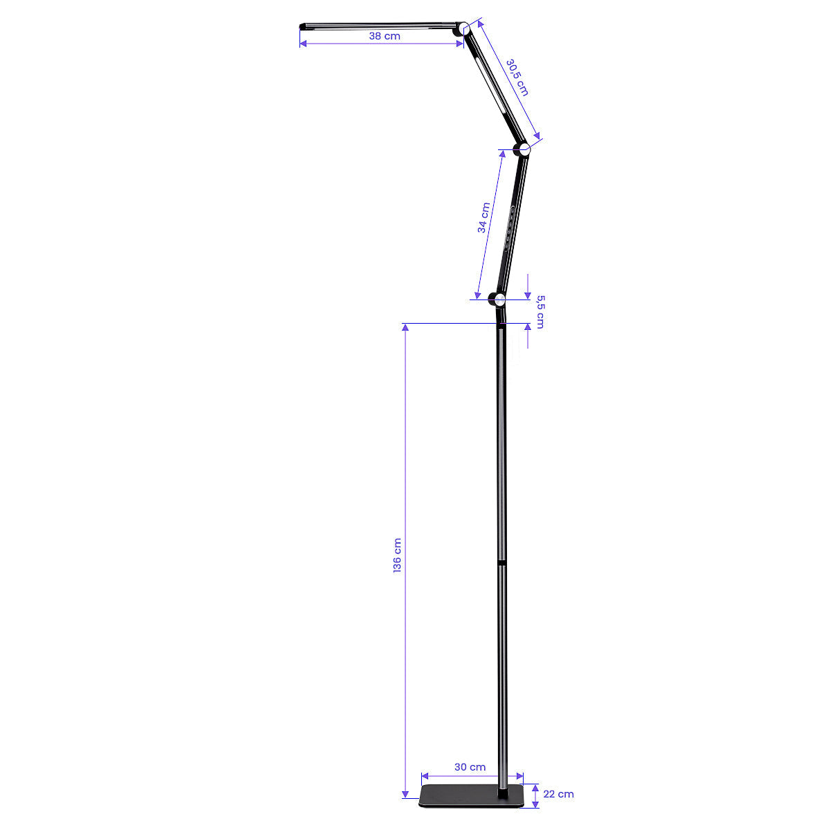 Yoga treatment lamp black - BVShop